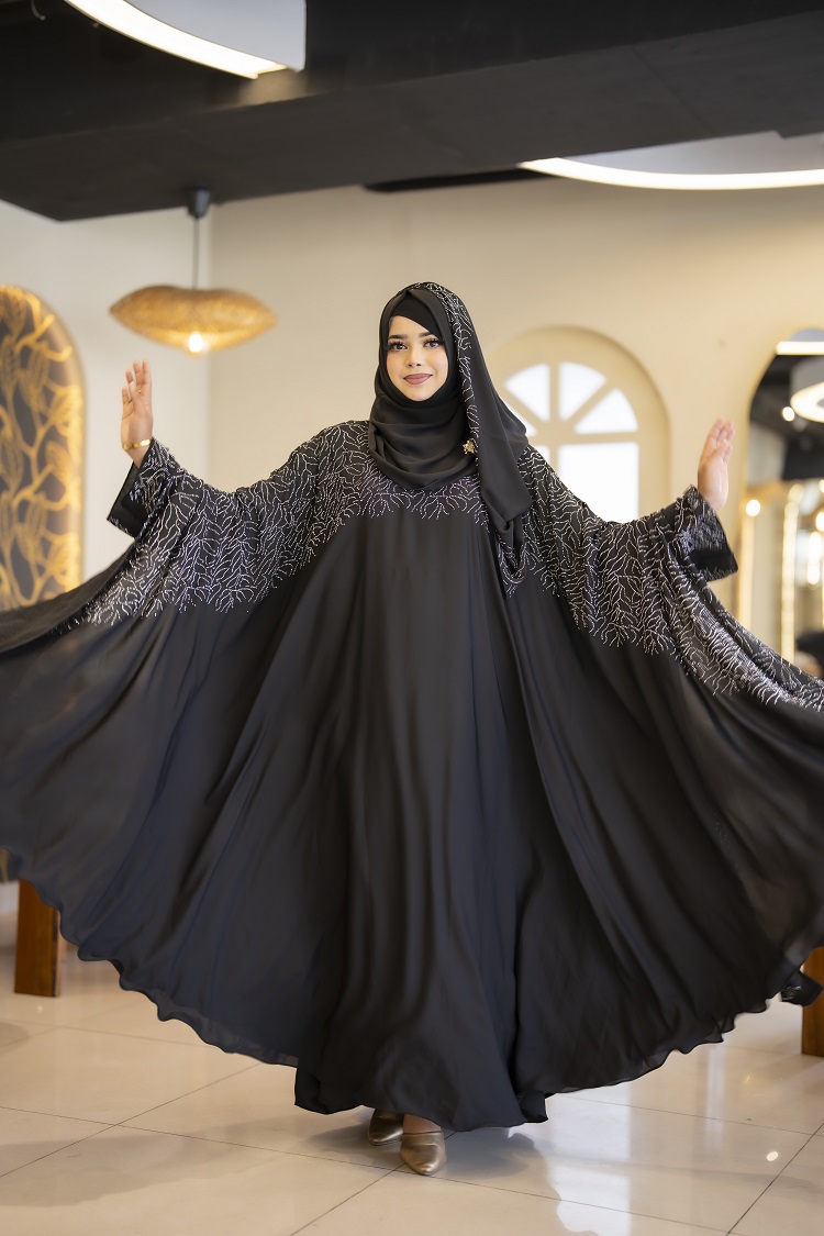 Meherin Abaya (Black)