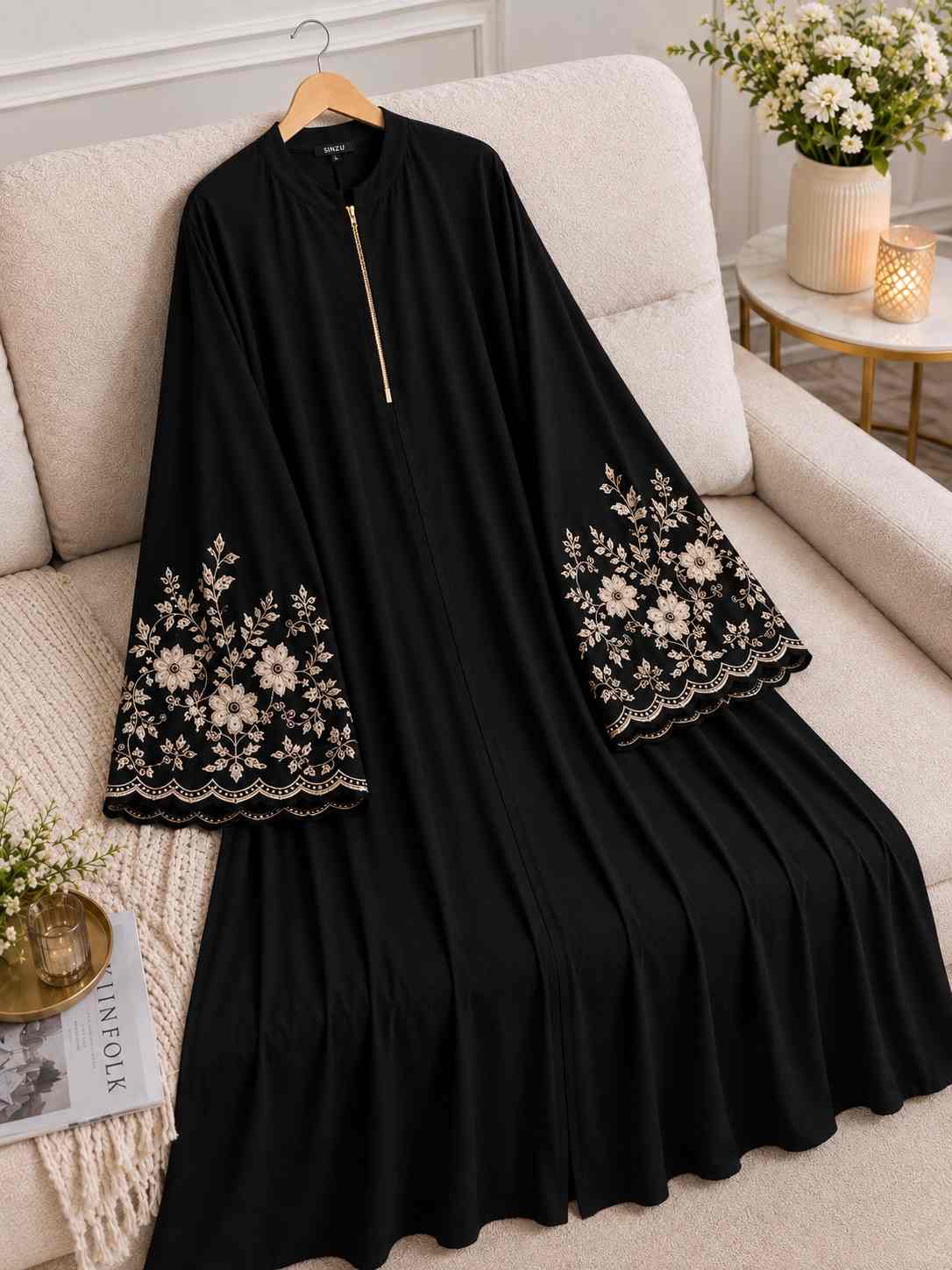 T9 - V3 - Embroidery   - Black